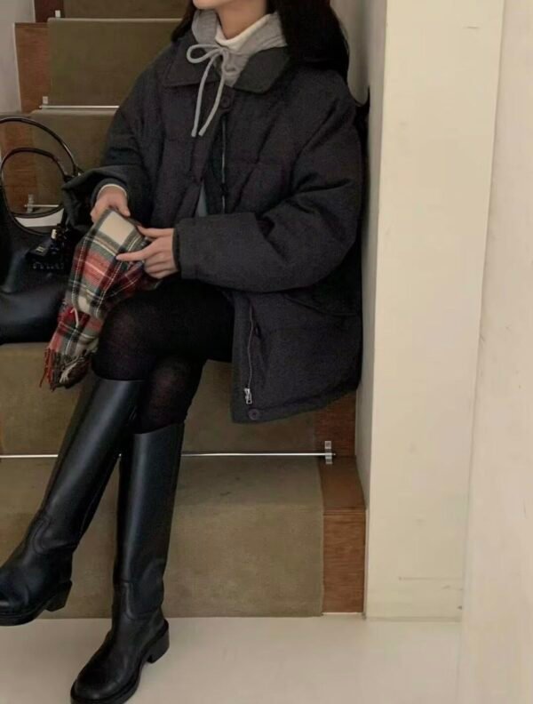 S__62046237_0 針織連帽拼接羽絨外套