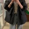 立體連帽羽絨外套