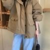 立體連帽羽絨外套