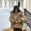 立體連帽羽絨外套