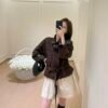 率性麂皮綁帶外套