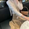 繞脖造型打底上衣