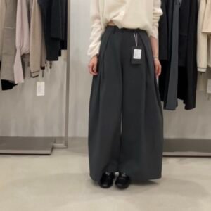 S__63365233_0 磨毛打摺廓形寬褲