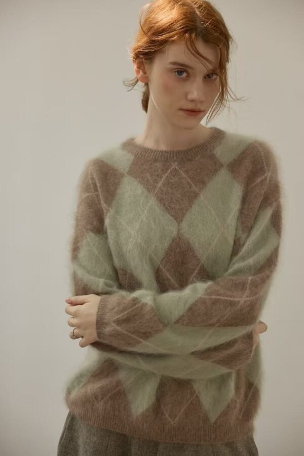 S__63389778_0 復古菱格拉毛針織衫